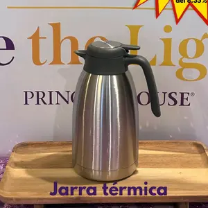 Princess House Stainless Steel Thermal Jug for Hot and Cold Beverages