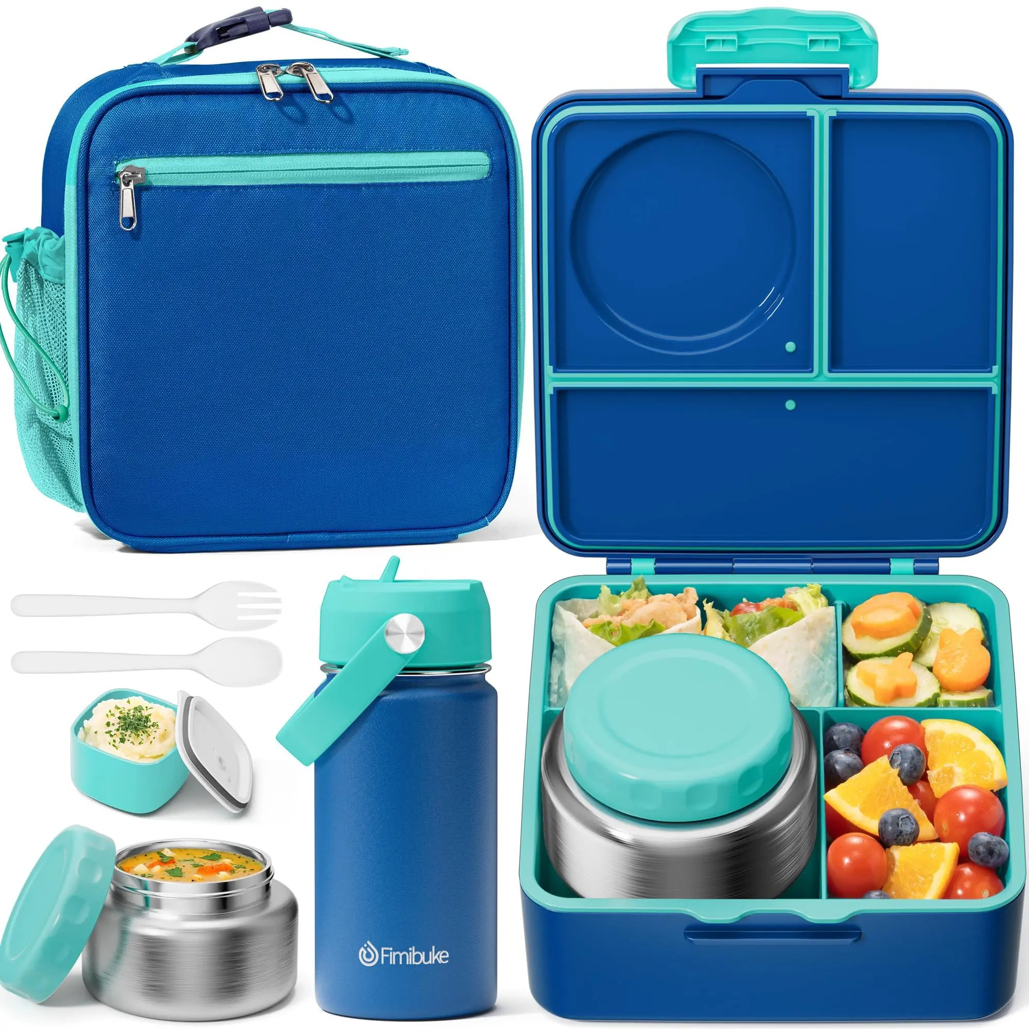 B7.Lunch Set-Nautica Blue