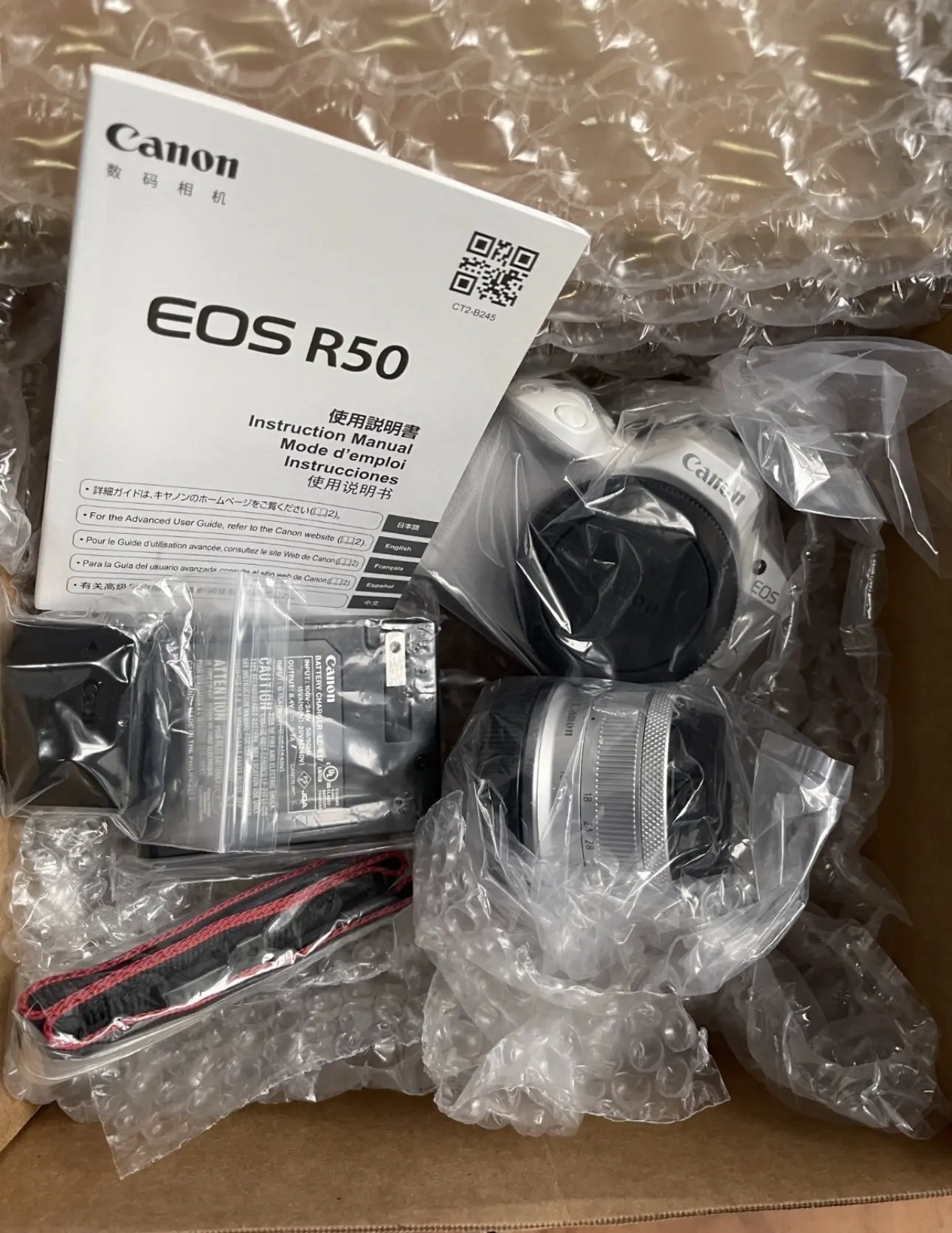 EOS R50 Mirrorless Camera with RF-S 18-45mm