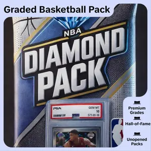 DREAM Pack of Graded BASKETBALL CARDS IN PACK Cards in Pack / 1 graded card from the early 90s or modern