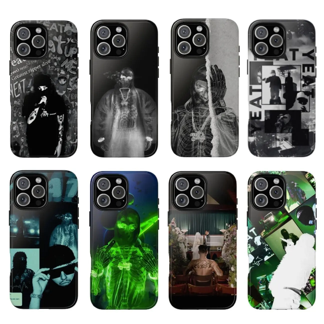YEAT Tour 2026 Phone Case – Rapper Music Tour Aesthetic Protective Cover, Trendy Hip Hop Album Style Case for iPhone & Samsung Galaxy