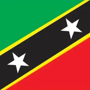 Custom St Kitts and Nieves Flag Print Bonnet