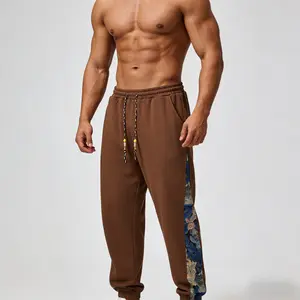 2026 New Printed Patchwork Jogger Casual Sweatpants Suitable for Various Outfits