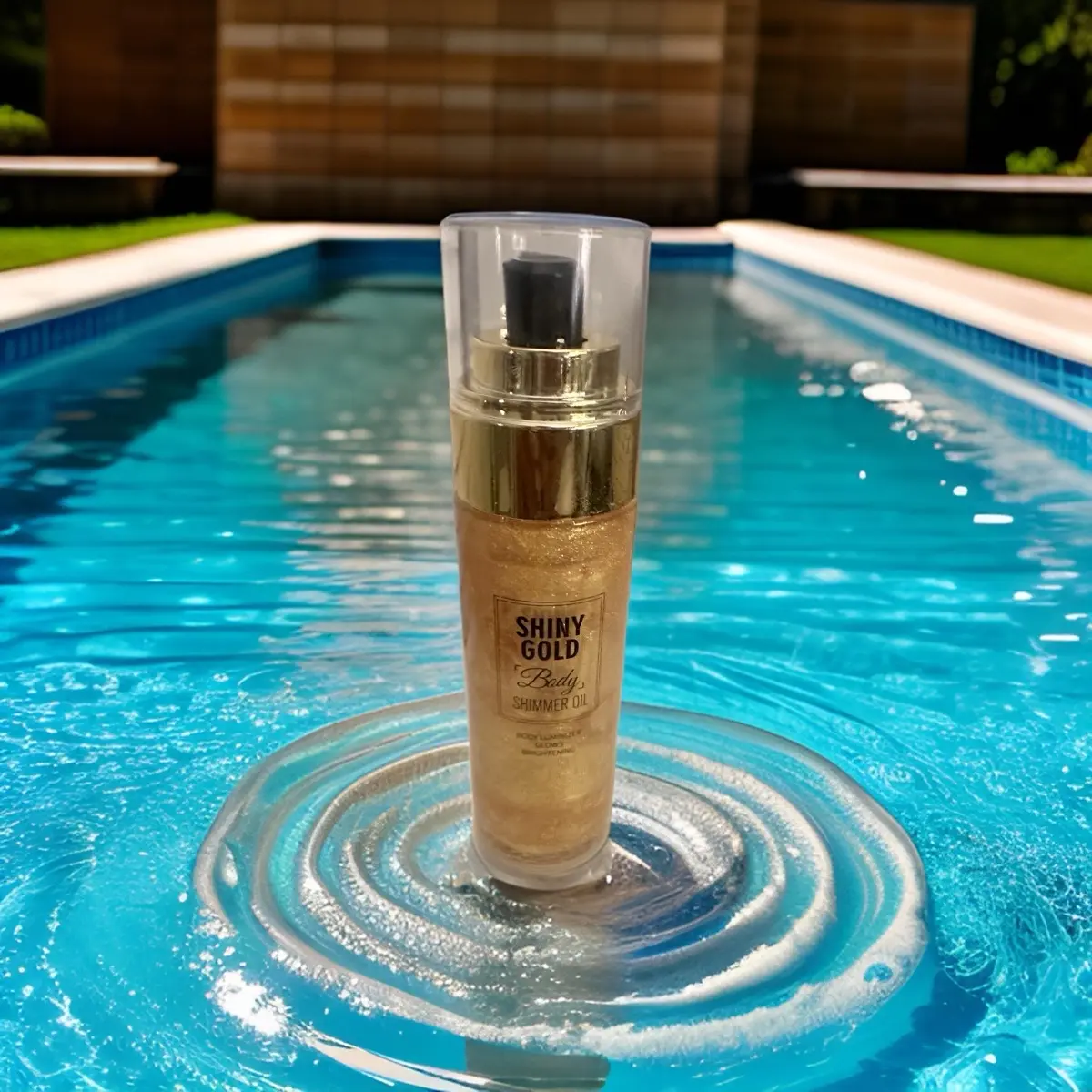 Make Me Shine Gold Body Shimmer Oil Liquid