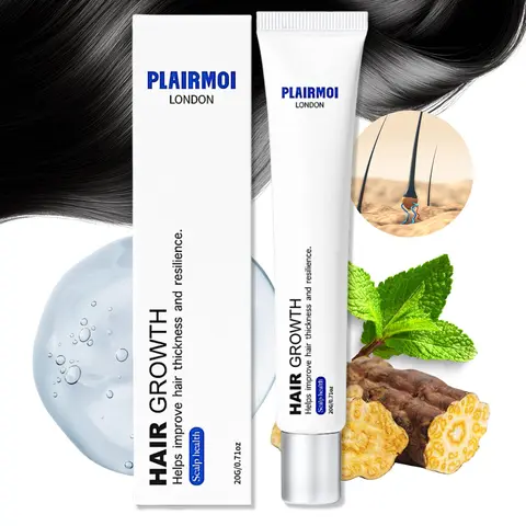 [HOT] PLAIRMOI Hair Growth Roller Gel energizes follicles with biotin, rosemary & caffeine; micro‑roller boosts scalp circulation for fuller, thicker, stronger hair—no mess, fast absorb-Z1