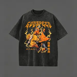Zenitsu Agatsuma Anime Shirt, Demon Slayer Vintage Tee Gift For Fan Manga, Gift For Men, Gift For Women, Crew Neck T-shirt, Trending T-shirt