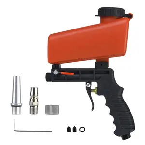 Adjustable Portable Gravity Sand Blaster, Sandblasting Sprayer, Small Sand Blasting Machine, Handheld Pneumatic Blasting Sprayer Set, Tool