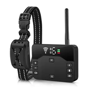 2-in-1 Electric Dog Containment System & Training Collar - Waterproof for All Dog Sizes