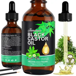 jamaican Black Castor Oil,Organic, Comfort Essential Oil,Hair Nourishing Oil,Cold Pressed Black Castor Oil Organic for Body Hair Skin for Hair,Skin,Promotes Growth and Strengthens Hair,Eyelashes, and Eyebrows. Haircare