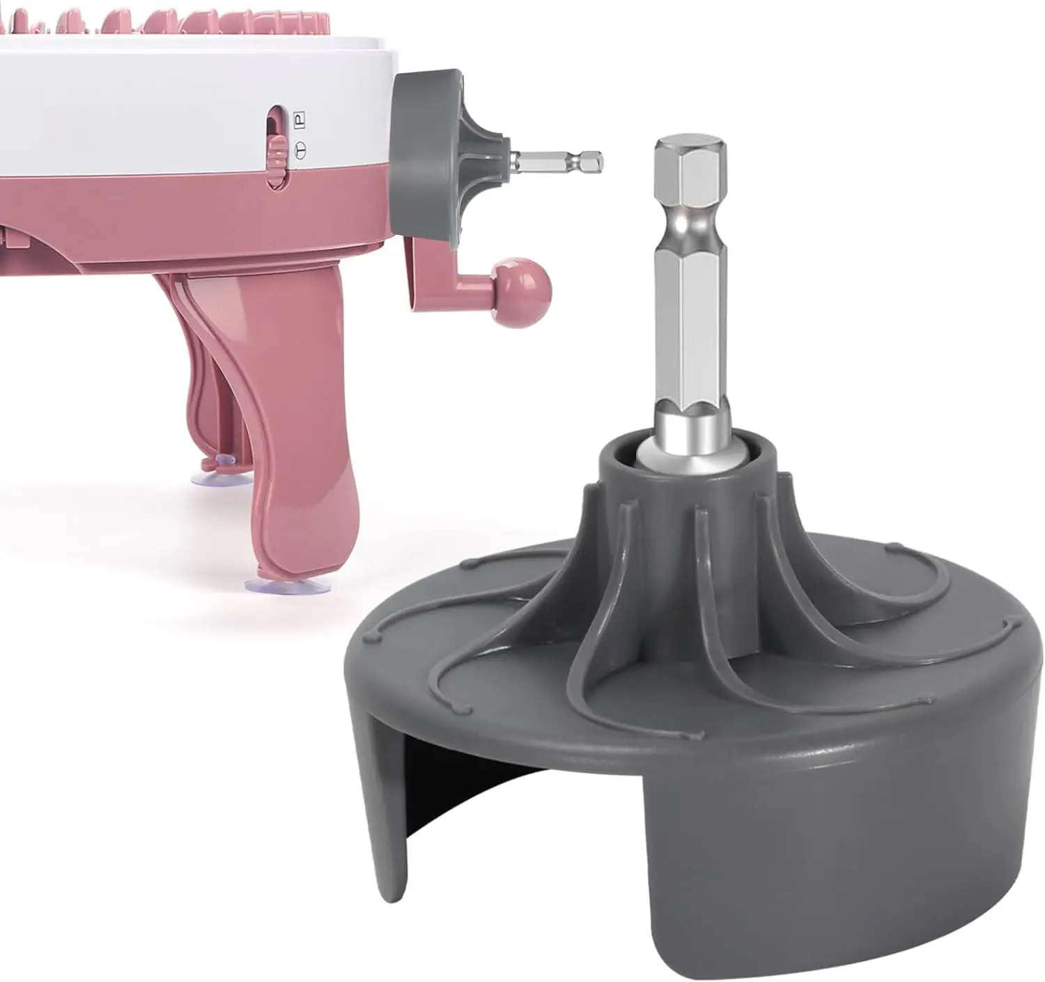 Knitting Machine Adapter, Quick Knit Replaceable Crochet Machine ...
