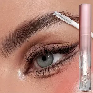 Waterproof Eyebrow Gel, 3D Sculpting Long-Lasting Waterproof Quick-Dry Brow Gel, Natural Wild Eyebrows Shape with Brush Applicator, Brow Styling Gel, Precisely Sculpted Brows