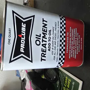 Prolube Oil Treatment - 16oz - Reduces Friction & Increases Fuel Economy - Made in USA - For Racing Cars Trucks Boats Semis