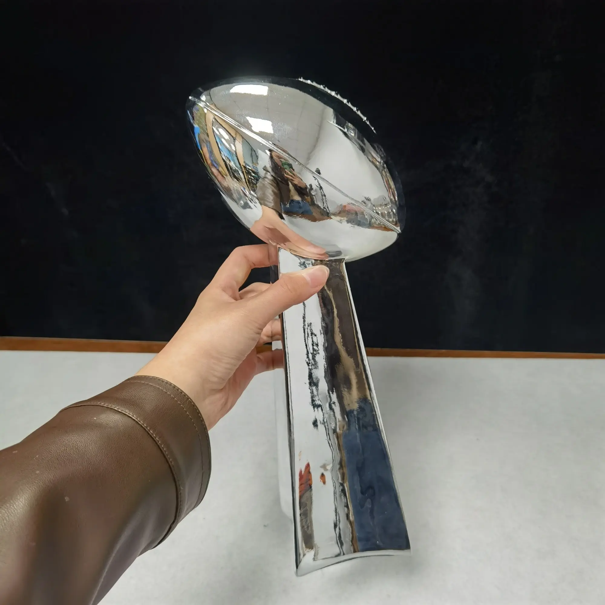 Cowboys American Football Championship Trophy Set, Sports Trophy Statue, Beautiful Cowboys Display Box, Perfect Sports Award Replica, Ideal Gift for Sport Lovers, High-Quality Design 1970/2020/2023/2024