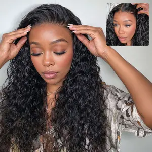 Megalook Zero-Wear Truly Snap & Go HD Lace Wig Water Wave 13x6 Glueless 100% Human Hair Wigs Seamless Fit All Skins