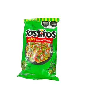 Tostitos salsa verde 10 pack Normal Size Bags - Crispy & Crunchy Mexican Chips for Quick Snack Enjoyment Flavor