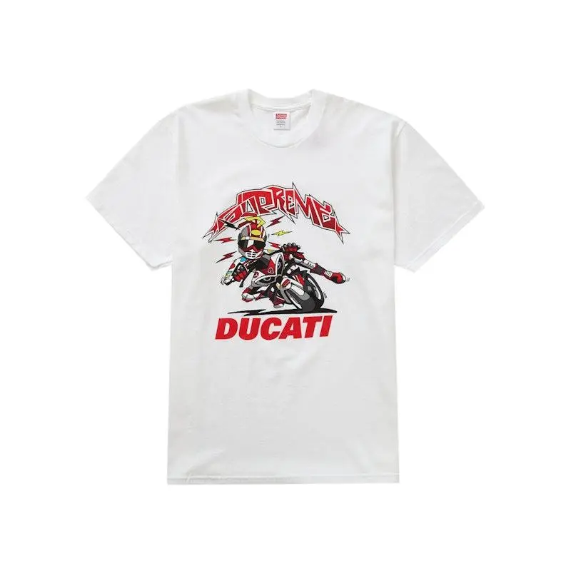 Supreme Men's Ducati Bike Tee White, from StockX Supreme Men's Ducati Bike Tee White, from StockX