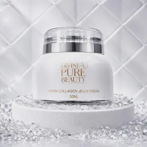 Divine Pure Beauty PDRN Jelly Cream with Collagen for Deep Hydration, Lightweight Face Moisturizer for Firming & Rejuvenating Skin, Radiant Complexion, 50ml, Body Care, Moisturizers