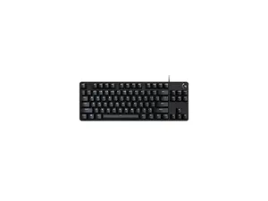 Logitech G413 TKL SE Mechanical Gaming Keyboard - Compact Backlit Keyboard with Tactile Mechanical Switches, Anti-Ghosting, Compatible with Windows, macOS - Black Aluminum