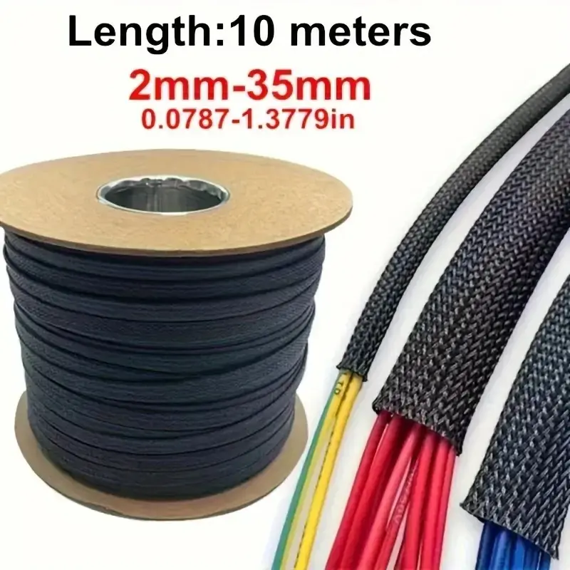 Expandable Pet Bite Resistant Cable Wire Protector, Flexible Line Mesh Cover for TV Audio PC Cables, Durable Protection for Pets