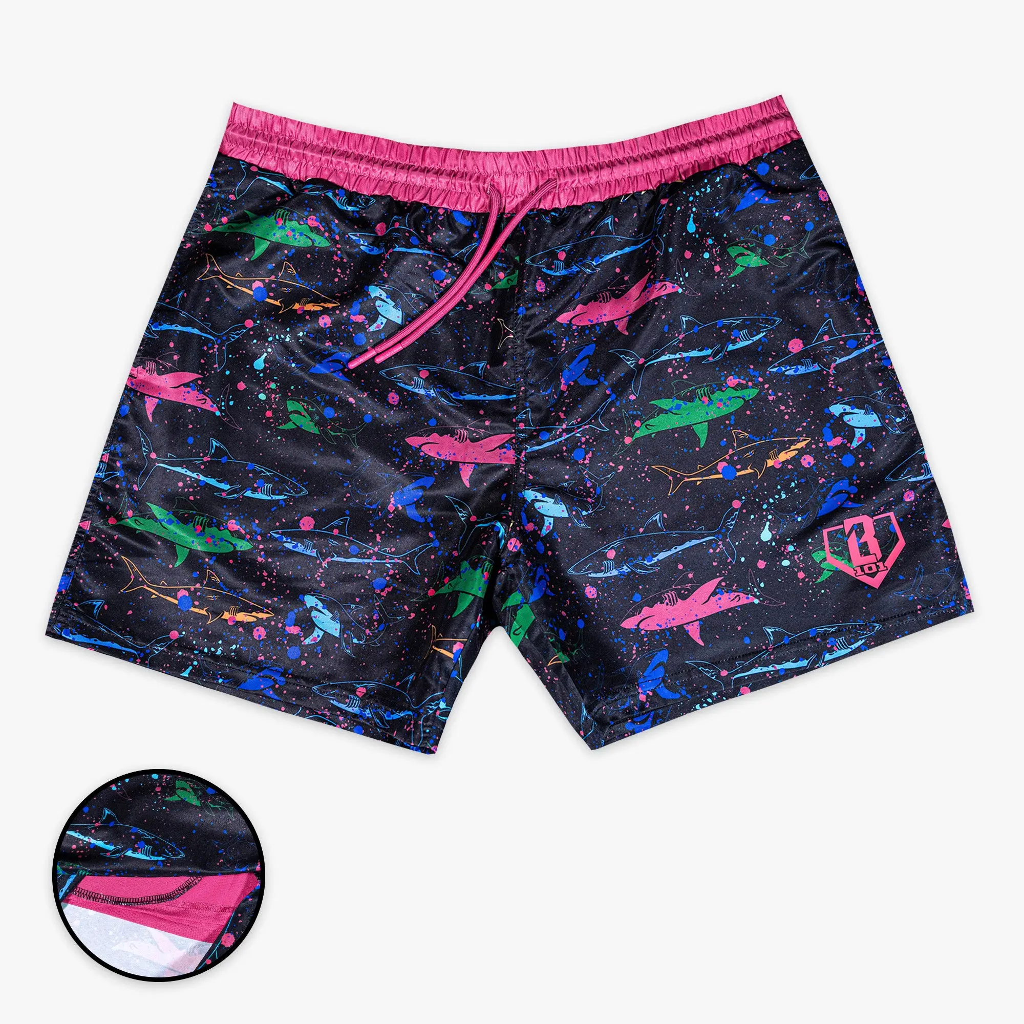 Sharks Swim Trunks