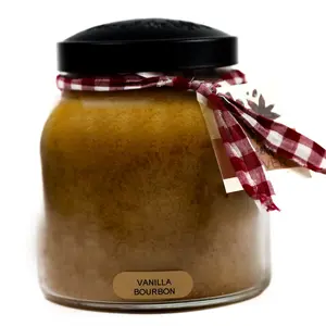 Vanilla Bourbon - 34 oz Papa Candle