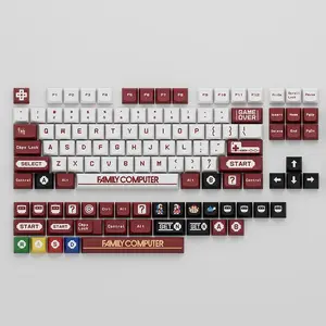 PBT Keycaps, 134-Keys Keycaps Set (Only Keycaps), XDA Keycaps for ANSI Layout 61/68/84/87/96/98/104/108Keys Mechanical Keyboard