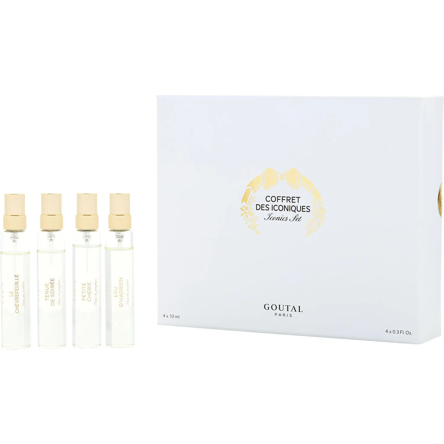 Annick Goutal Variety Set-4 Piece Variety With Petite Cherie Edp & Eau D'hadrien Edp & Le Chevrefeuille Edt & Tenue De Soiree Edp And All Are 0.33 Oz Minis For Women