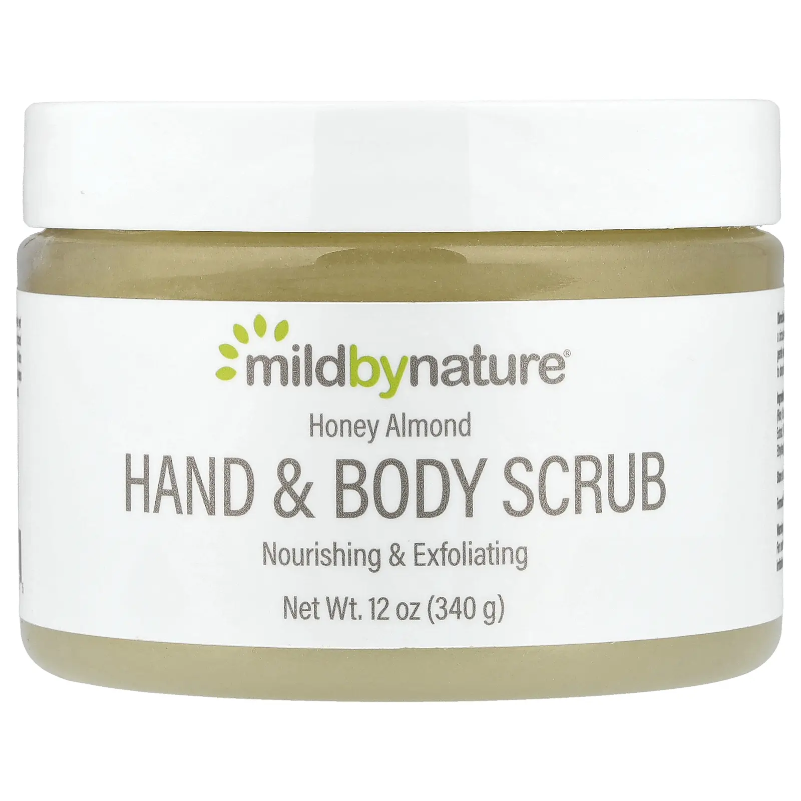 Mild By Nature Hand & Body Scrub, Honey Almond, 12 oz (340 g)