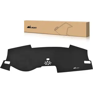 Nilight Dash Cover for Honda Civic 2022 2023 2024 2025, Custom Fit Suede Dashboard Mat Non‑Slip Sunshade Glare Protector Interior Accessories Black