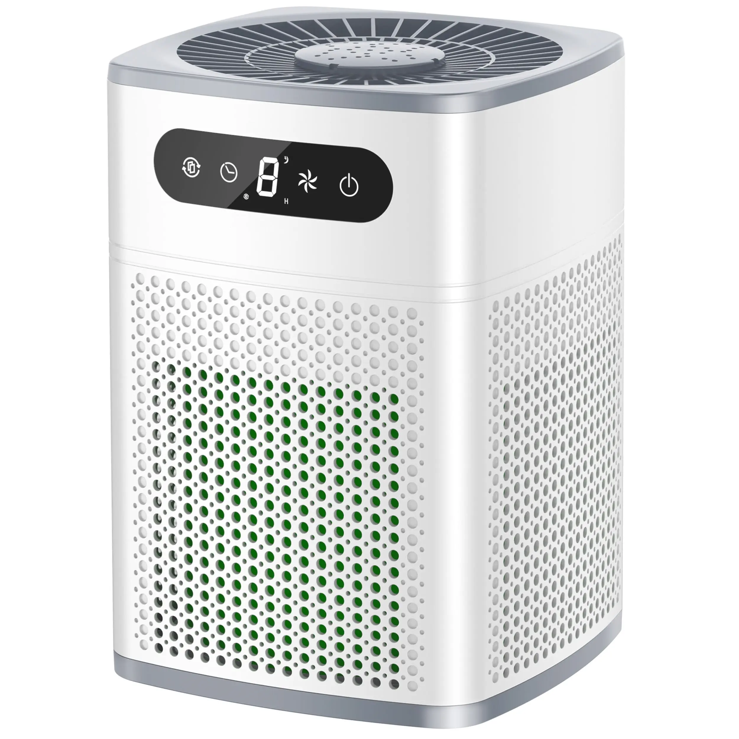 NUNET Air Purifier for Home & Bedroom with HEPA Filter, Covers up to 1075 Sq Ft, 24dB Quiet Sleep Mode, Aromatherapy Diffuser, Night Light & 3 Timers