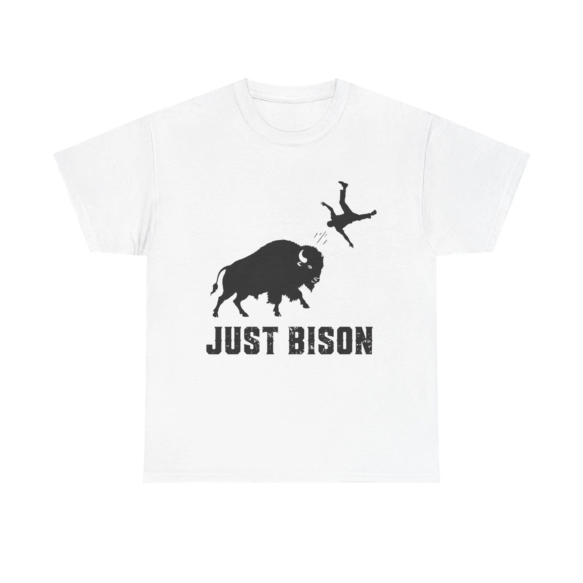 Funny Bison Shirt, Vintage Western Graphic Tee, Buffalo Cowboy T Shirt, Outdoor Adventure Gift, Animal Lover Shirt