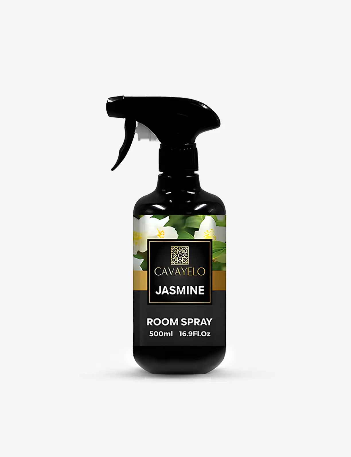 Cavayelo Jasmine Room Spray 500mL 16.9 Fl Oz Premium Air Freshener for Home & Office Long Lasting Jasmine Scent