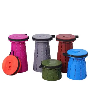 Retractable Stool Folding Stool Outdoor Portable Queue Travel Adjustable Home Retractor Seat Night Market Lift Mazar