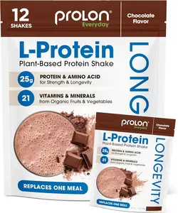 Prolon Longevity Plant Based Protein Powder | Muscle Synthesis & Repair, Healthy Aging, Boost Performance | Vitamins, Gluten Free, Amino Acids, Antioxidants | 25g of Protein