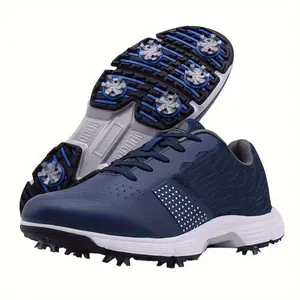 Men'sComfyGolfShoesSpikesBreathableOutdoorGolfTrainingSportSneakersNon,AndAutumn
