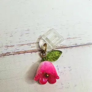 kindle charm pink ombre dainty flower accessories, ereader, oasis,paperwhite