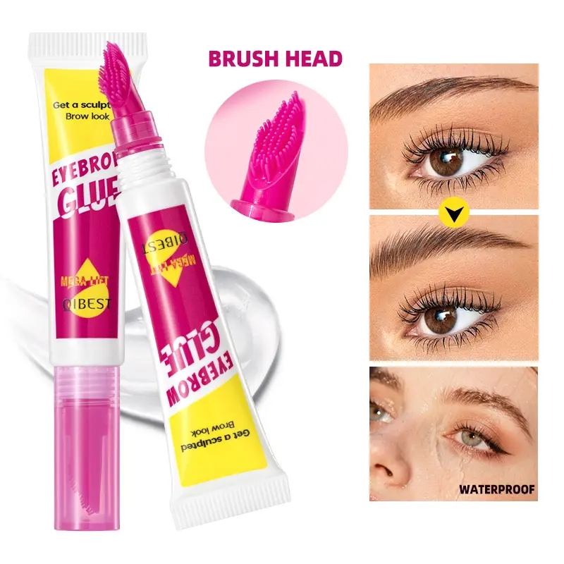 1PC eyebrow gel waterproof, sweat proof, fast drying, non caking, durable makeup, shaping natural eyebrows precisely sculpted brows Brow Styling Gel Brow Styler Gel Brow Makeup Products