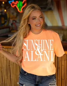 Sunshine & Alan! Comfort Colors Tee