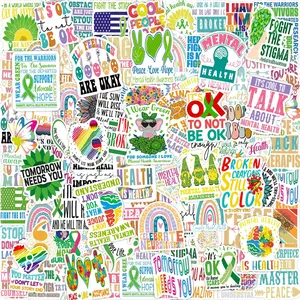 Mental Health Awareness Stickers 100 Pcs Set 1