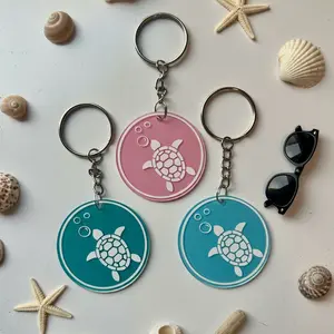 Sea Turtle Keychain, Handmade & Stylish Design, Practical Casual Fashion Accessory for Key Organization