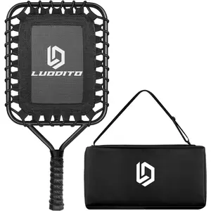 Baseball Racket for Fly Balls Fungo Racket for Baseball & Softball  for Coaches and Parents, Fungo Bat Baseball Racket for Hitting Grounders and Pop Flies with Storage Bag