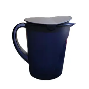 Gallon Pitcher Navy Blue Classic 1 Gallon Capacity with Rocker Top & Sturdy Handle Dishwasher Safe