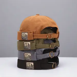 Trendy Brimless Skull Cap Hats - Unisex Viral Trucker Green Beret-Inspired Stackable Casual Dandy Beanies, Reversible Satin Bonnet, Men's Accessories, Hats for Women, Adult Fashion Headwear