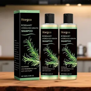 Rosemary Thickening Shampoo 100ml - Plant-Based Oil-Control Formula, Nourishes Moisturizes & Repairs Hair, Voluminous Fluffy Finish, Daily Essential for Oily Flat Hair Care