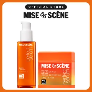 [Summervibes] Perfect Hair Mask Duo | Argan Capsule for Intensive Repair, Hair Serum and Hair Mask Set, Home Care Treatment