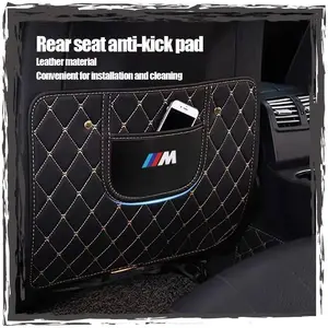 Rear protector for car fret leather safety seats   For BMW M E34 E36 E60 E90 E46 E39 E70 F10 F20 F30 X5 X6 X1 M3 M5 M6 E71 F01
