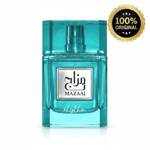 Zimaya Afnan Mazaaj Rhythm Eau de Parfum 100ml Multi-Scent Packaged Fruit-Flavored Juicy Aromatic Unisex Fragrance, Fresh Amber Citrus Scent with Grapefruit, Bergamot & Amber Notes, Multi-Scent Unisex Fragrance