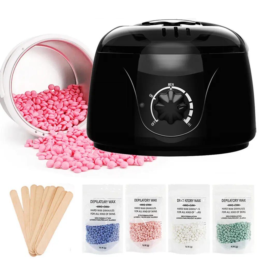 Professional Electric Wax Warmer and Heater for Soft, Paraffin Warm Crème and Strip Wax | Wax Melter Burner for Hair Removal with Adjustable Temperature for Salon