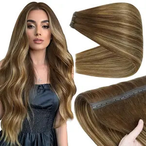 Full Shine  Butterfly Weft Hair Extensions Real Human Hair Hole Weft Invisible Genius Weft  #TikTokShopBlackFriday