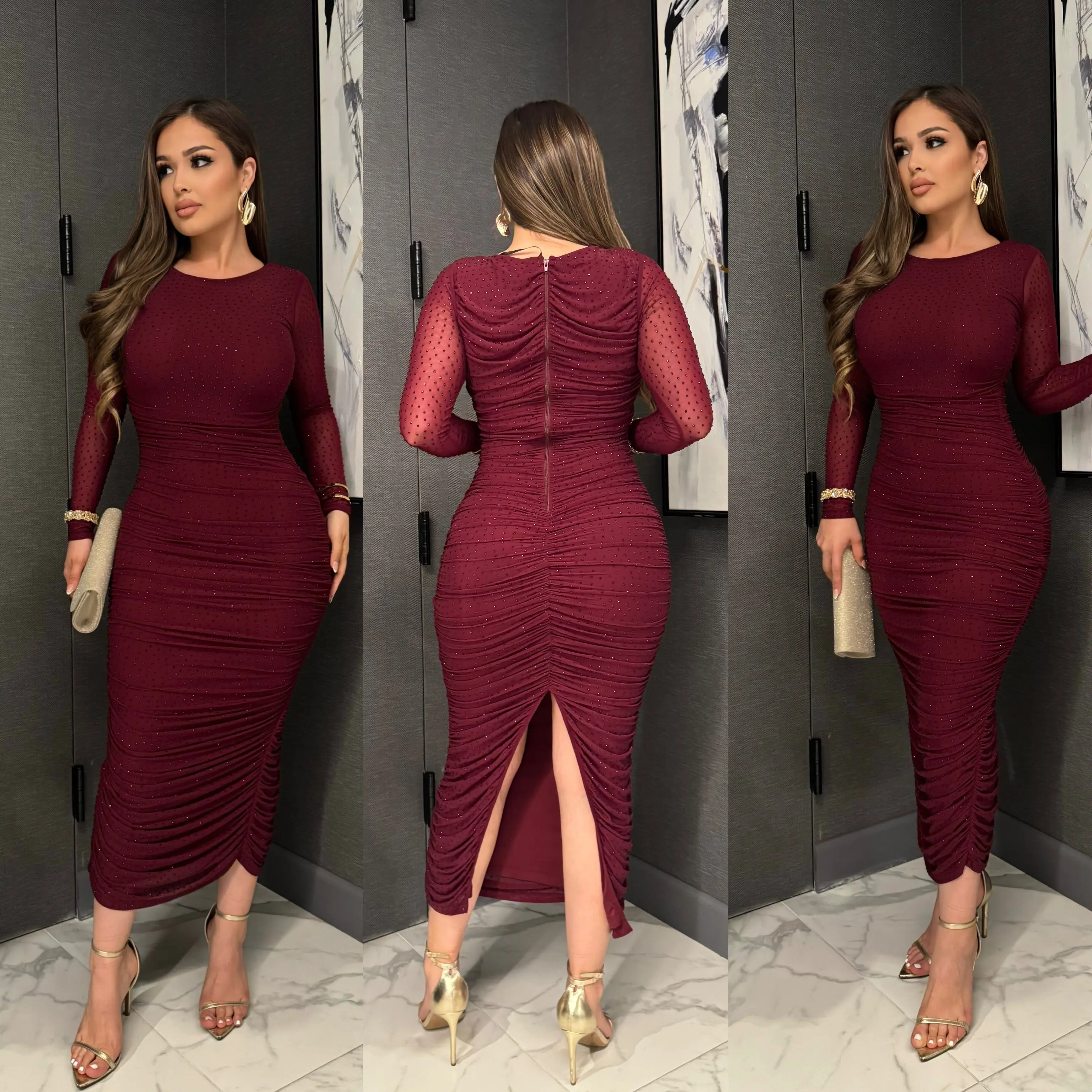 🎀 Nuria dress with rhinestones